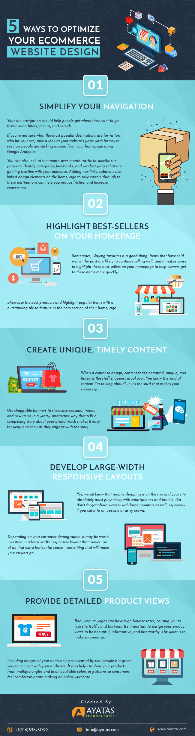5-Simple-Ways-to-Optimize-your-eCommerce-Website-Design-Infographic-plaza