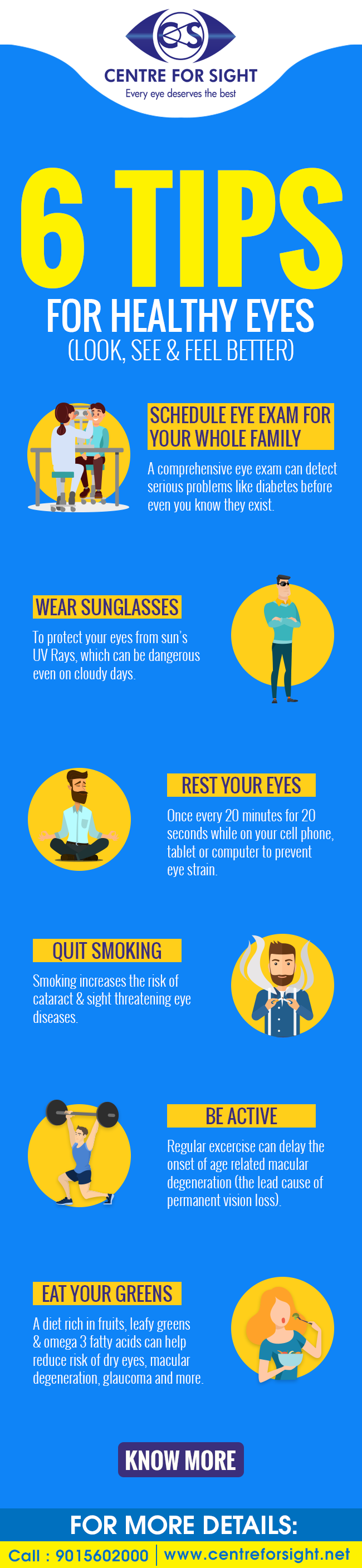 6 Tips For Healthy Eyes