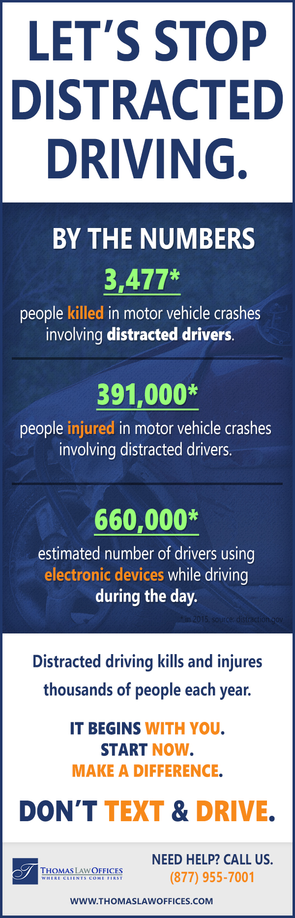 Ending-Distracted-Driving-Stops-With-Us-infographic-plaza