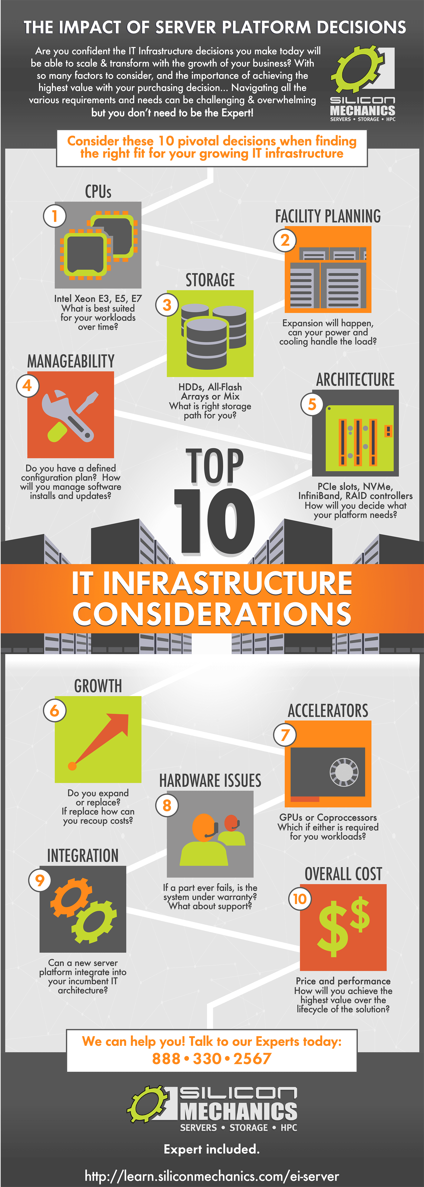 Top 10 IT Infrastructure Considerations