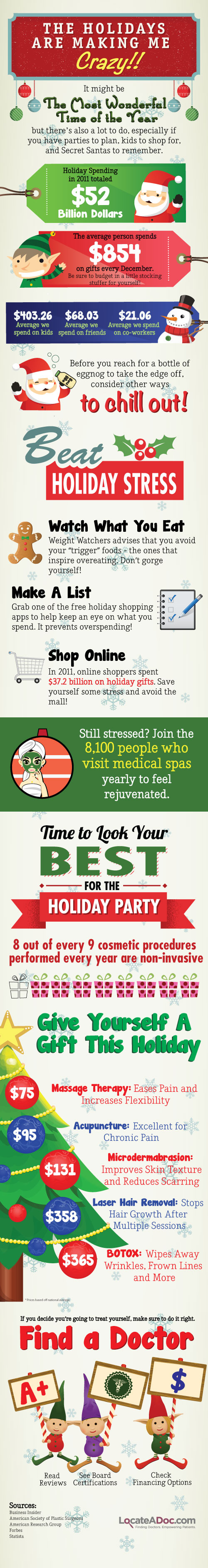 Holiday Stress? Relax At a Medical Spa!