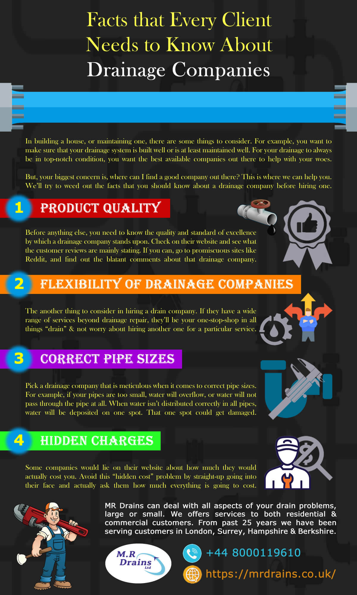 Things to Know Before Choosing Drainage Services [INFOGRAPHIC]